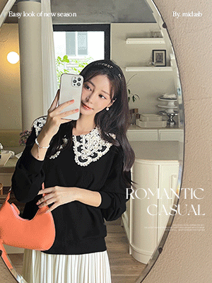 피콘 레이스 카라 맨투맨