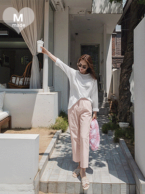 시원한 린넨 긴팔 티셔츠