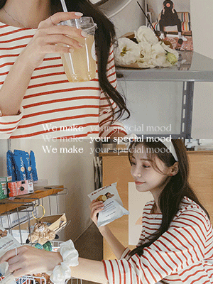 비벳 스트라이프 티셔츠