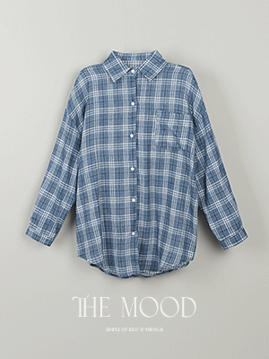 다즈 루즈핏 체크 셔츠