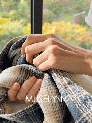 [뮤즈린] 토슨 체크 셔츠 자켓 [밍크]