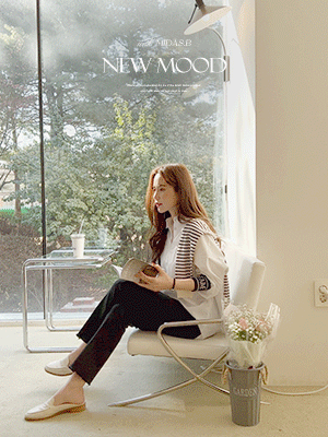 오엘 시보리 배색 셔츠