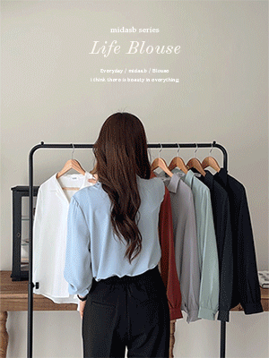 LIFE 링클프리 오픈카라 셔츠