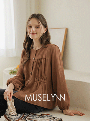 [뮤즈린] 토린 셔링 밴딩 블라우스