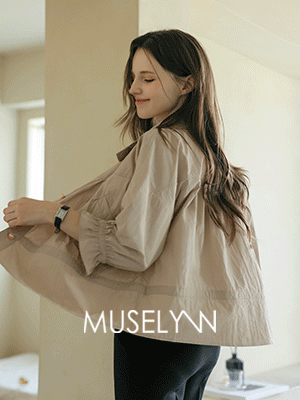 [뮤즈린] 바네사 골드버튼 셔링 7부 셔츠 자켓