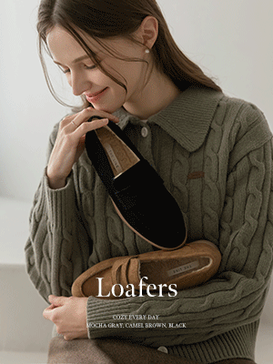 리모 양털 스웨이드 로퍼 (2cm)