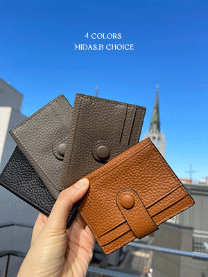 토븐 소가죽 카드 지갑