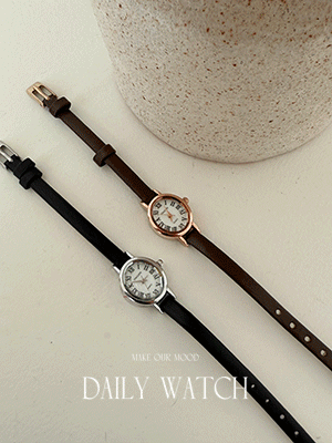 안나앤 소가죽 시계