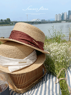 하이 골드팁 페도라