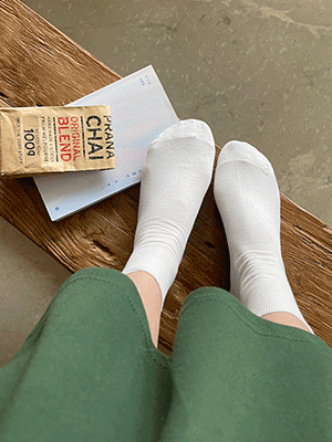 베오 데일리 무지 양말