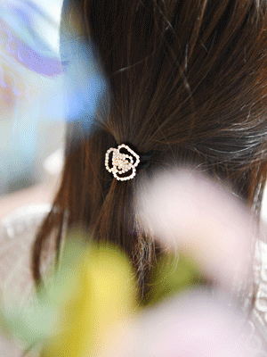 러닌 로즈 머리끈